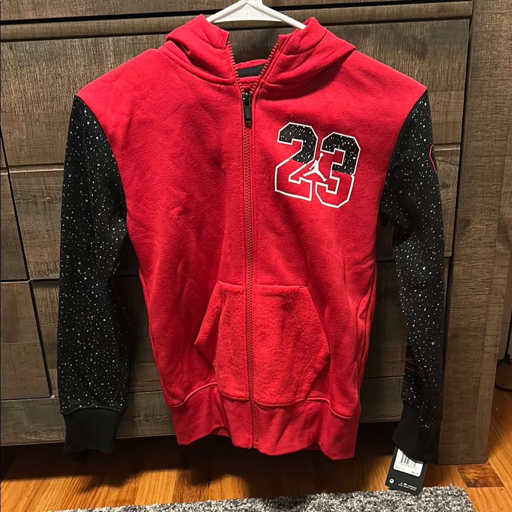 Macy’s Jordan Red and Black Sweatshirt with Number Graphic
